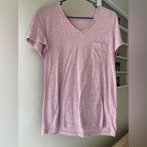 pink v neck
